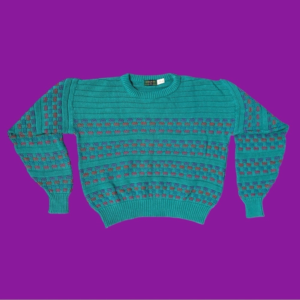 90s Colour by Alexander Julian Knit Sweater